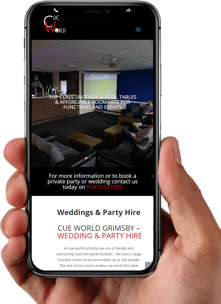 Cue world Redsquare Online Marketing and site Design